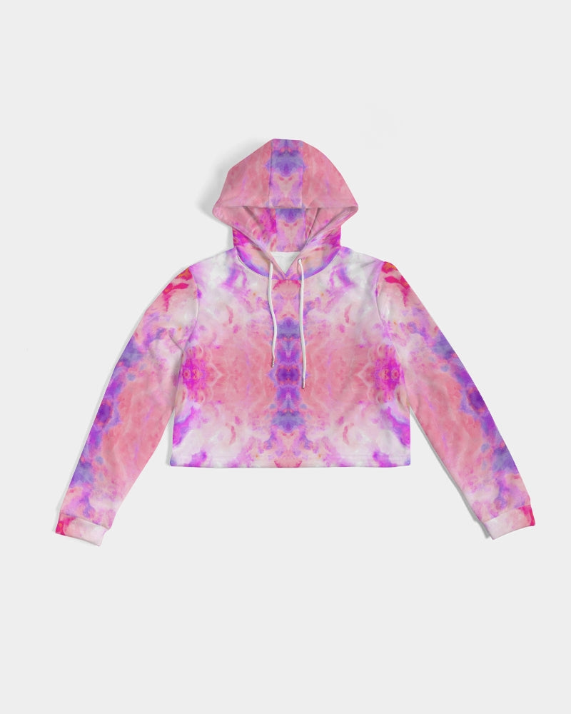 Pareidolia Cloud City Cotton Candy Women's Cropped Hoodie