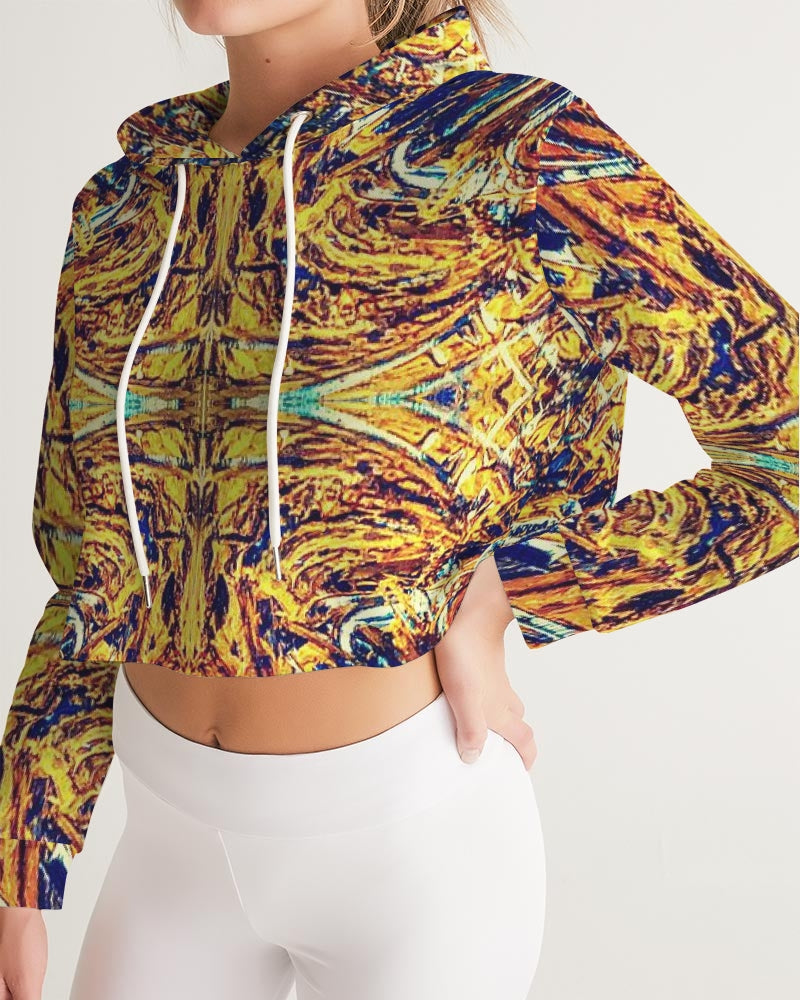 Baroque Women's Cropped Hoodie