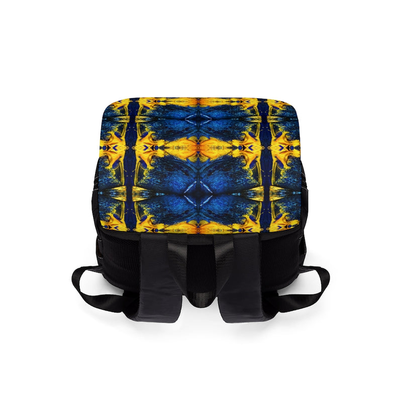 Golden Klecks Style Casual Shoulder Backpack