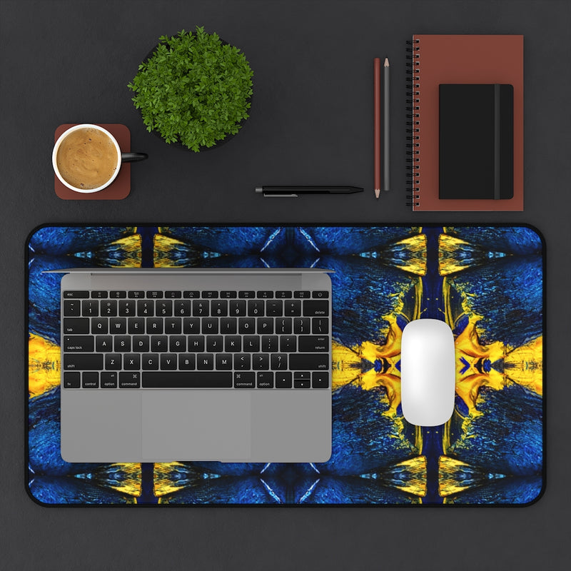 Golden Klecks Style Desk Mat