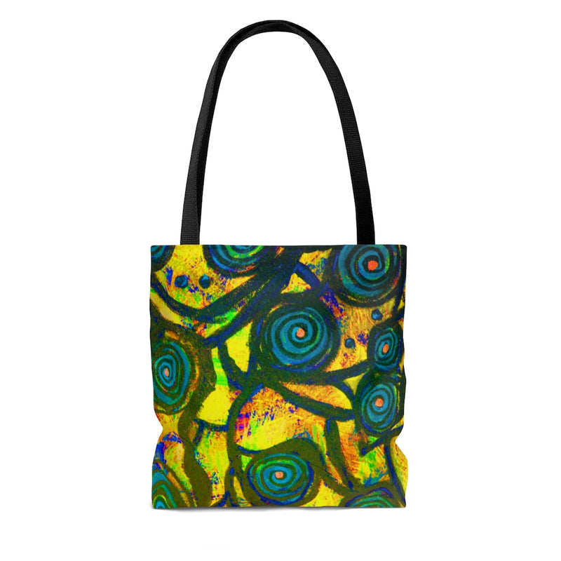 Stained Glass Frogs Sun Tote Bag