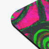 Stained Glass Frogs Pink Mouse Pad (Rectangle)