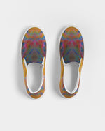 Two Wishes Sunburst Cosmos Men's Slip-On Canvas Shoe