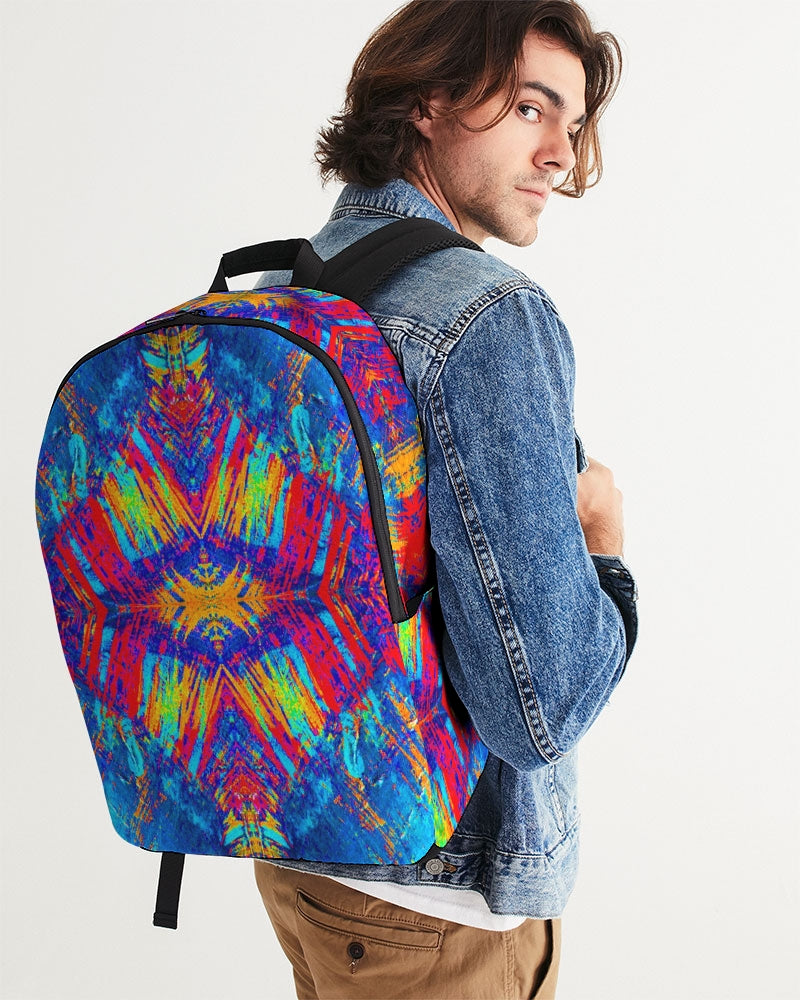 Good Vibes Get Around Large Backpack