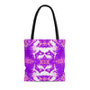 Pareidolia XOX Western Purple Tote Bag