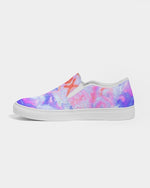 Pareidolia XOX Lavender Women's Slip-On Canvas Shoe