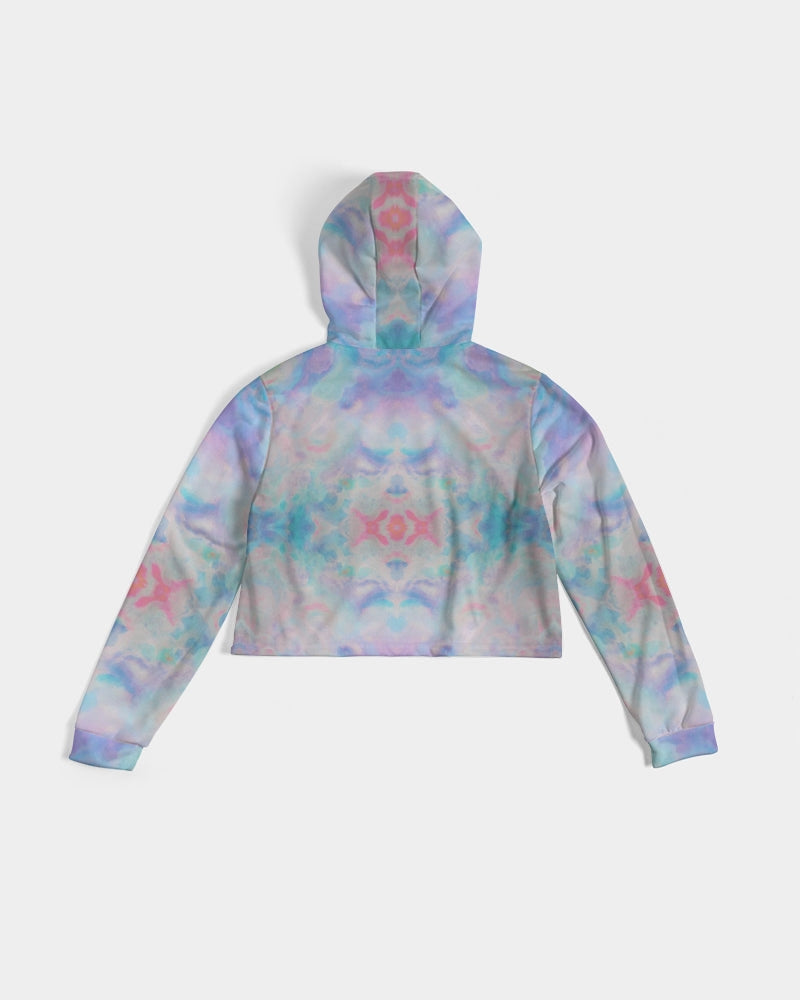 Pareidolia XOX Pastel Sky Women's Cropped Hoodie