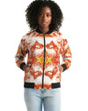 Pareidolia XOX Western Orange Women's Bomber Jacket