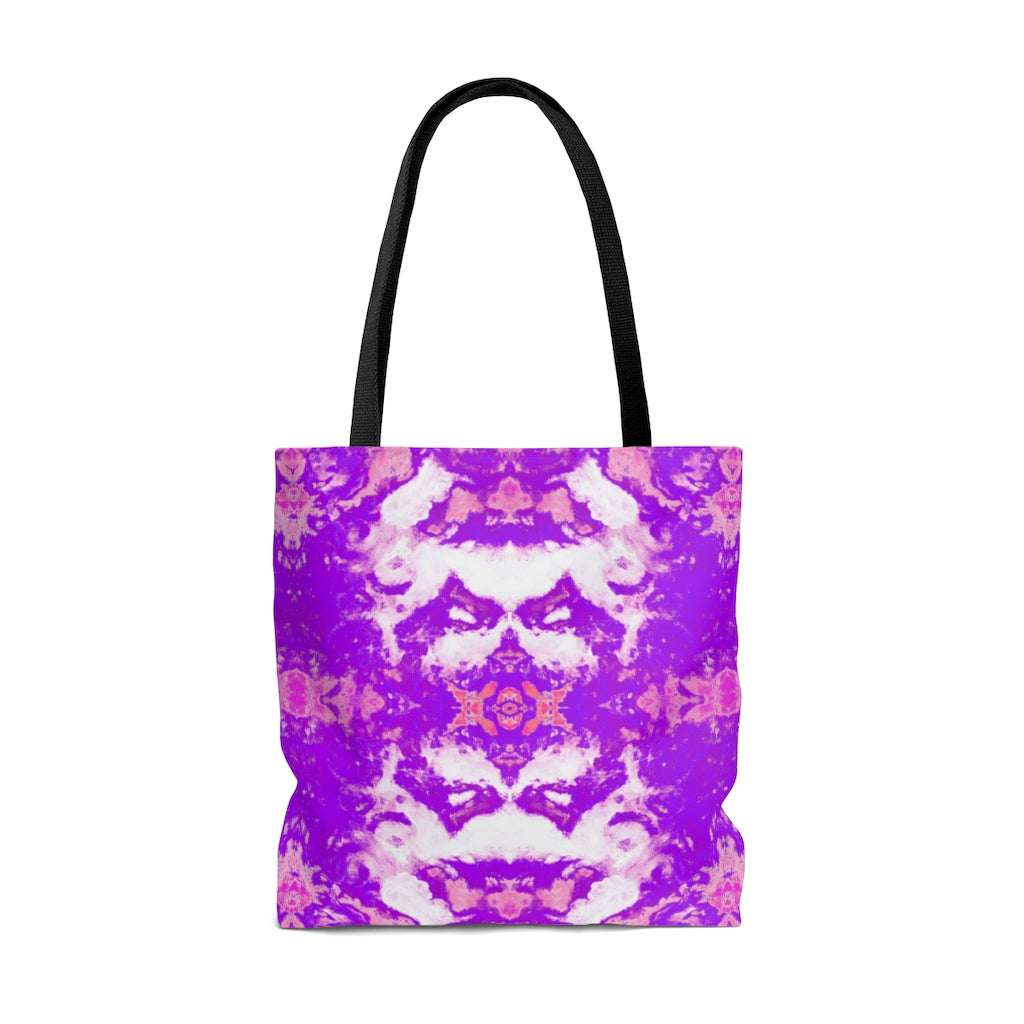 Pareidolia XOX Western Purple Tote Bag