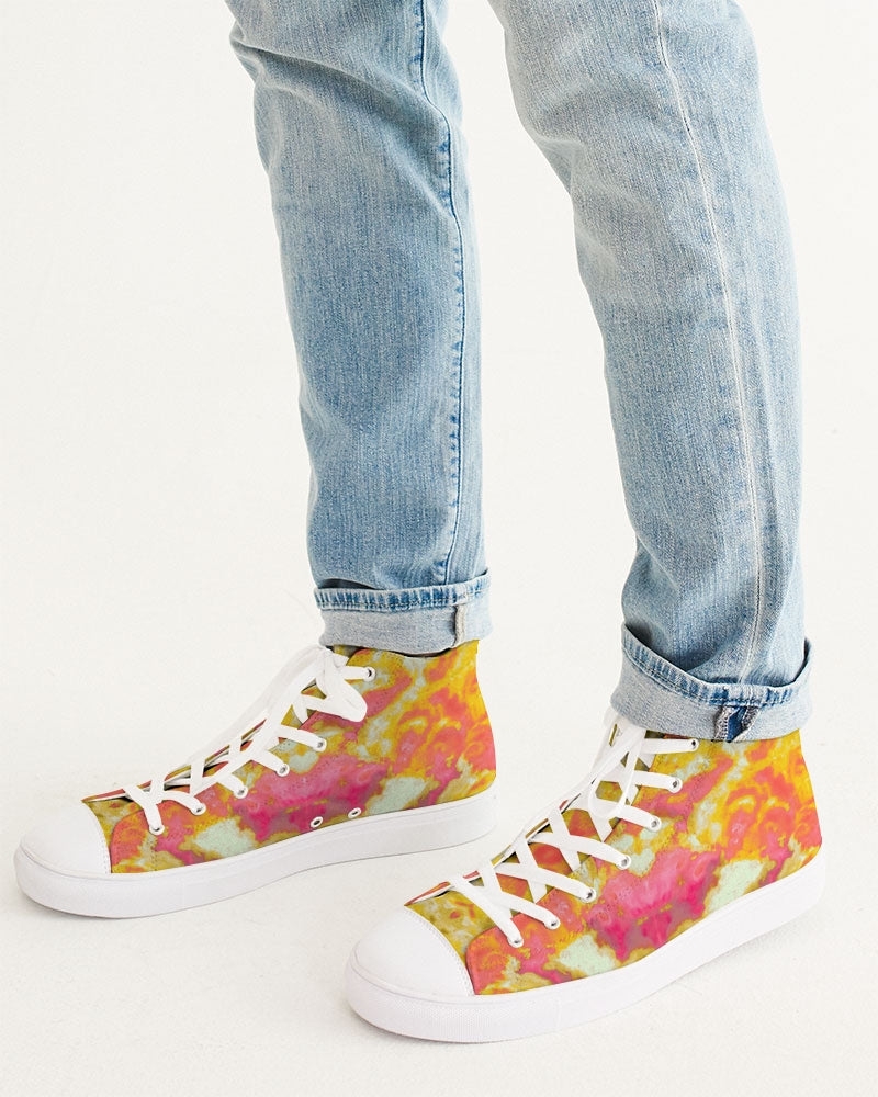 Pareidolia XOX Starburst Men's Hightop Canvas Shoe