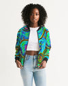 Happy Frogs Cool Women's Bomber Jacket