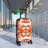Pareidolia XOX Western Orange Cabin Suitcase