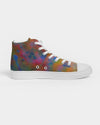 Two Wishes Sunburst Men's Hightop Canvas Shoe