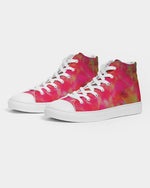 Two Wishes Red Planet Men's Hightop Canvas Shoe