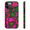 Stained Glass Frogs Pink Tough Cases