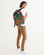 Stained Glass Frogs Rum Punch Large Backpack