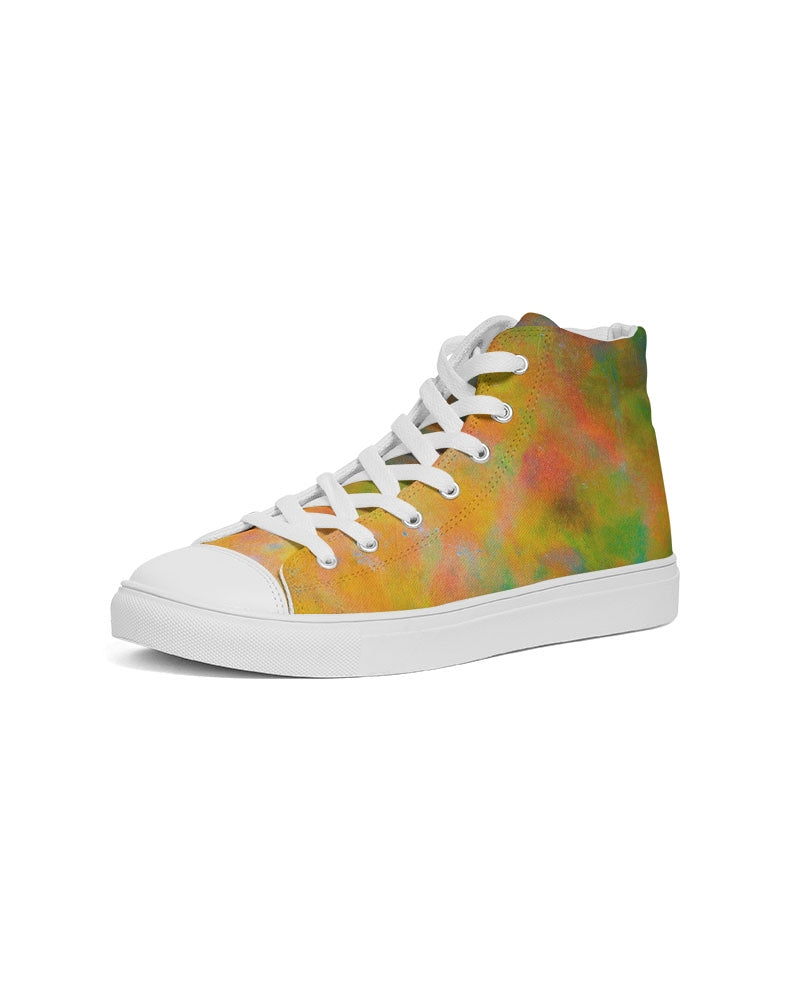 Two Wishes Sunburst Men's Hightop Canvas Shoe