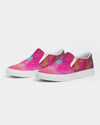 Two Wishes Pink Starburst Men's Slip-On Canvas Shoe