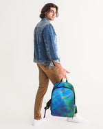Two Wishes Green Nebula Large Backpack