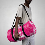 Pareidolia XOX Western Pink Duffle Bag