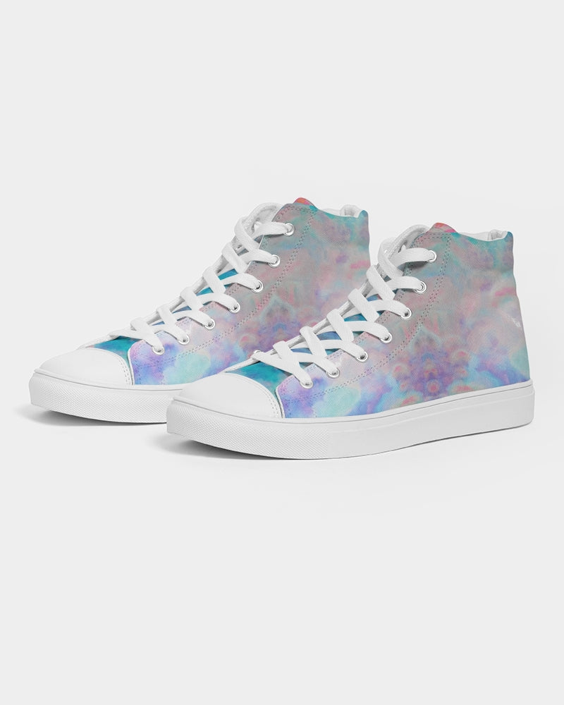 Pareidolia Cloud City Pastel Sky Women's Hightop Canvas Shoe