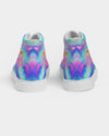 Pareidolia Neon Cloud City Women's Hightop Canvas Shoe