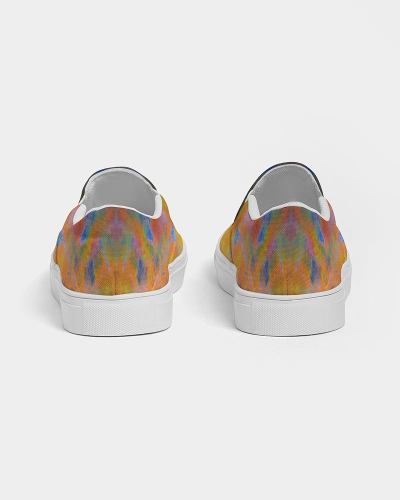 Two Wishes Sunburst Cosmos Men's Slip-On Canvas Shoe