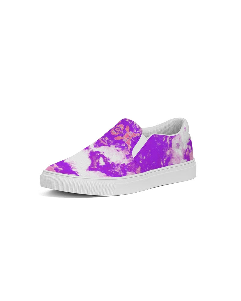 Pareidolia XOX Western Purple Women's Slip-On Canvas Shoe