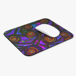 Stained Glass Frogs Purple Mouse Pad (Rectangle) - Fridge Art Boutique