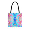 Pareidolia Neon Cloud City Tote Bag