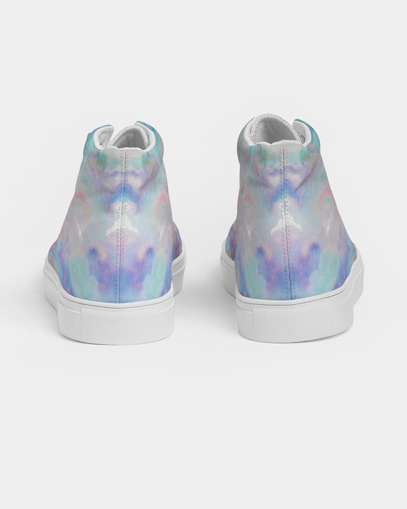 Pareidolia Cloud City Pastel Sky Women's Hightop Canvas Shoe