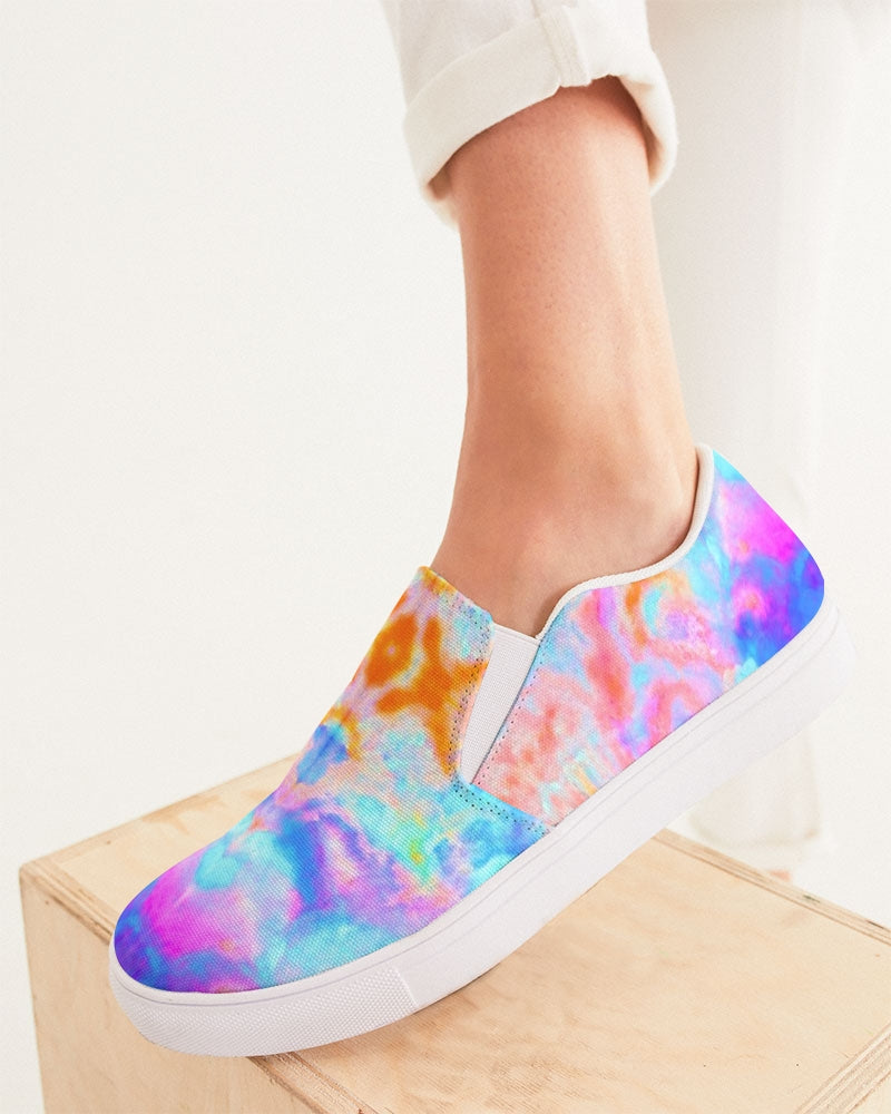 Pareidolia XOX Neon Women's Slip-On Canvas Shoe