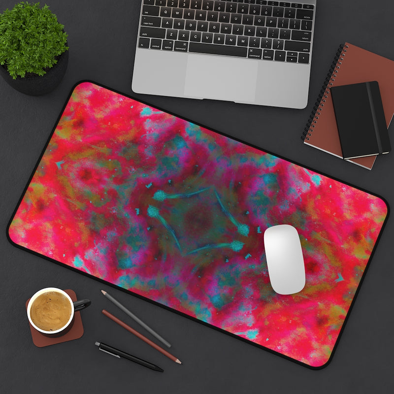 Two Wishes Red Planet Cosmos Desk Mat