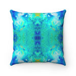 Pareidolia Cloud City Electric Square Pillow