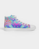 Pareidolia XOX Neon Women's Hightop Canvas Shoe