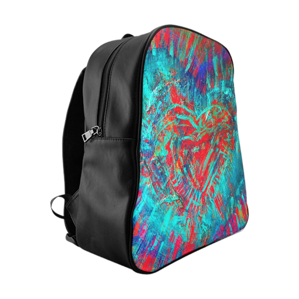 Meraki Fire Heart School Backpack - Fridge Art Boutique