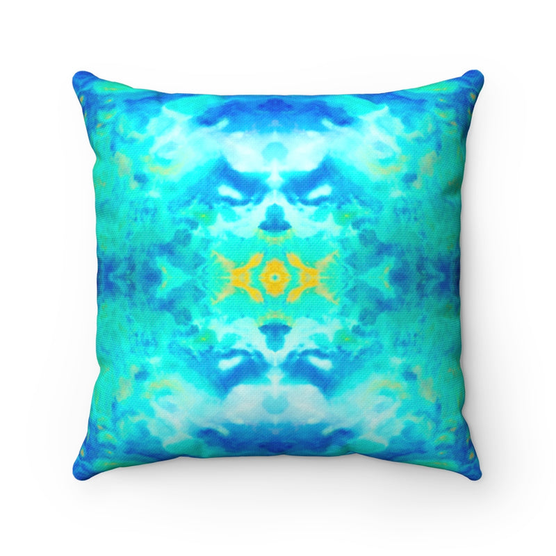 Pareidolia XOX Electric Square Pillow