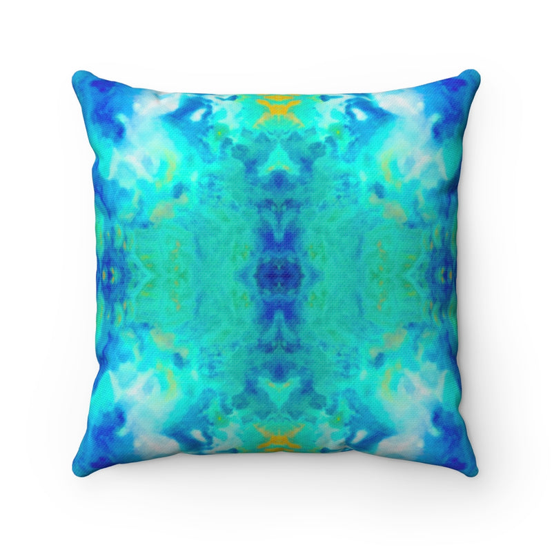 Pareidolia Cloud City Electric Square Pillow