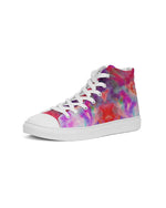 Pareidolia Cloud City Magenta Women's Hightop Canvas Shoe