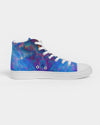 Two Wishes Cosmos Men's Hightop Canvas Shoe