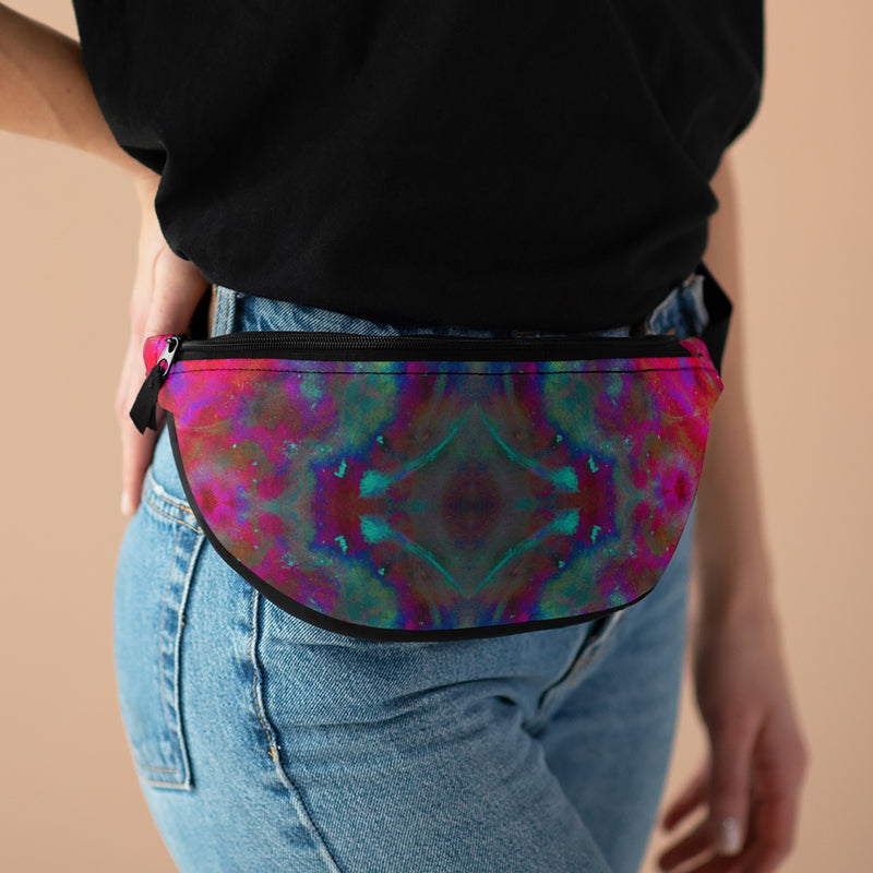 Two Wishes Pink Starburst Cosmos Fanny Pack