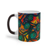 Stained Glass Frogs Sunset Color Changing Mug