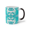 Pareidolia XOX Western Teal Color Changing Mug