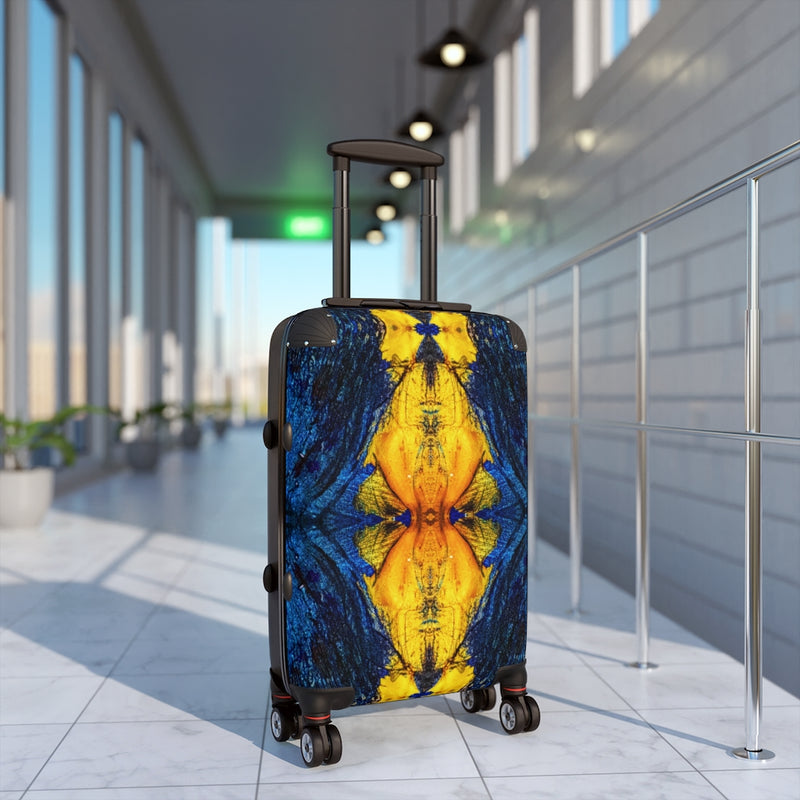 Golden Klecks About Face Cabin Suitcase